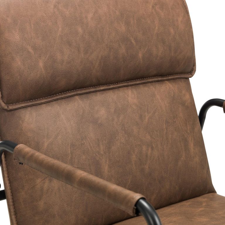 Gramercy Accent Chair - Brown Leather