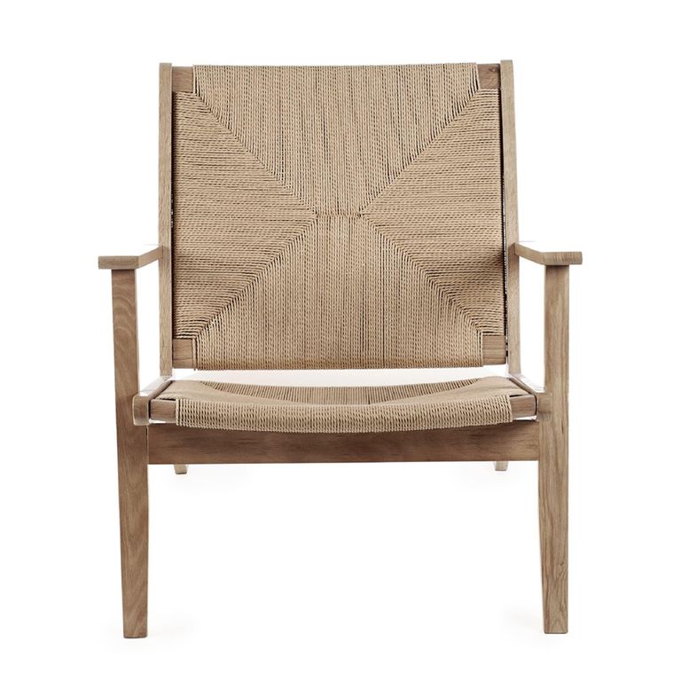 Icaria Armchair - Oak and Woven