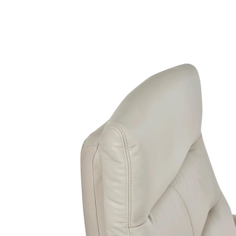 Priya Armchair with Footstool - Grey Fabric