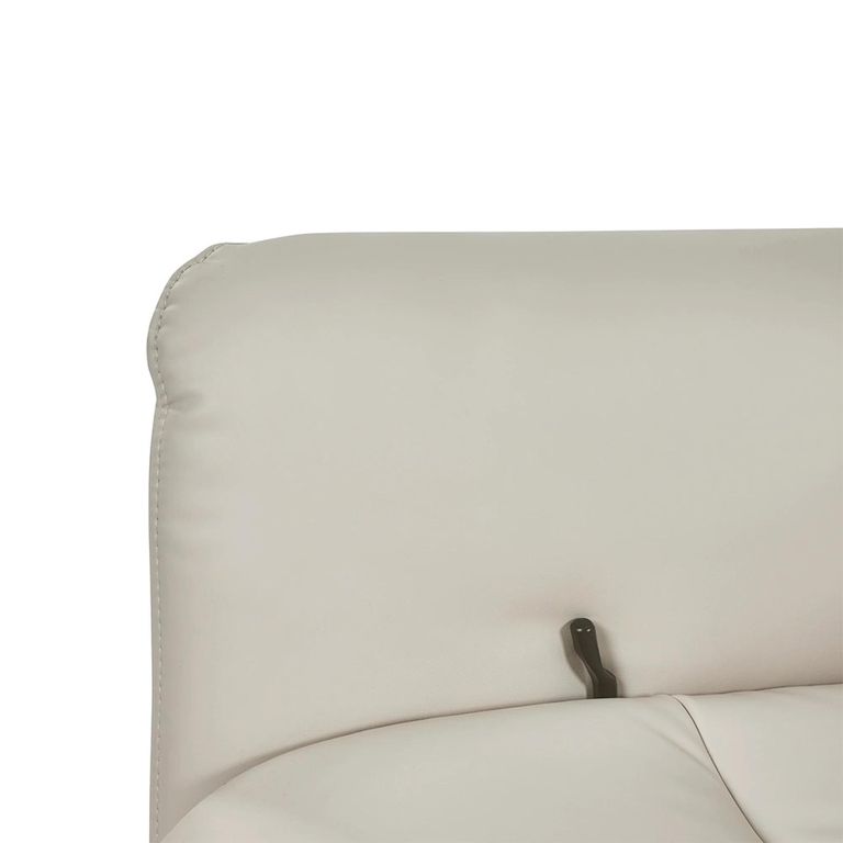 Priya Armchair with Footstool - Grey Fabric
