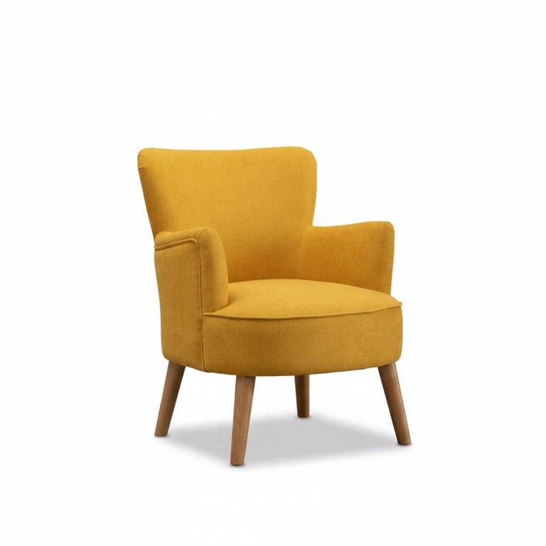 Keira Armchair - Ochre Fabric
