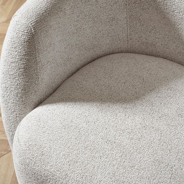 Bowline Swivel Accent Chair - Cream Fabric