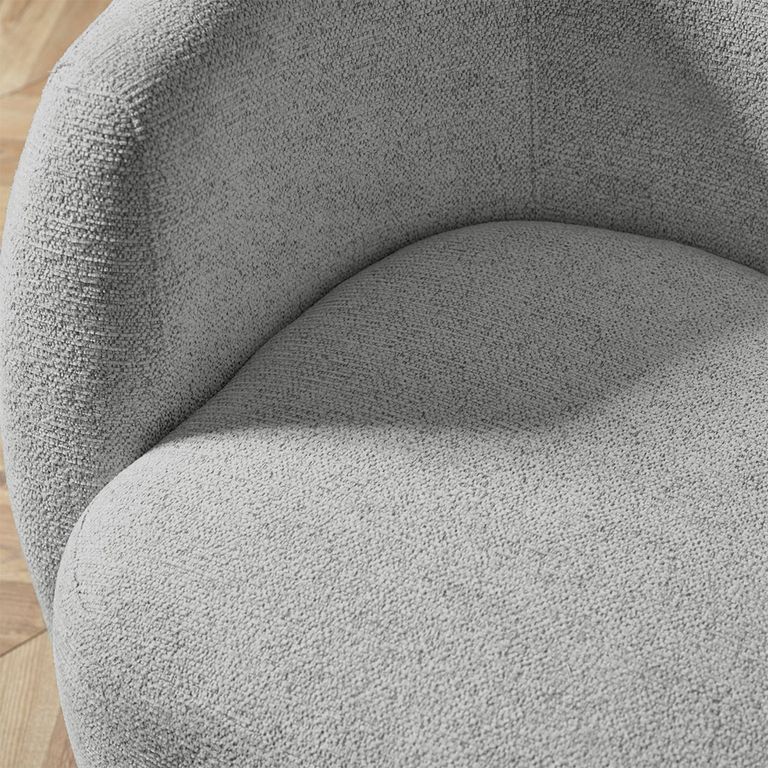 Bowline Swivel Accent Chair - Grey Fabric