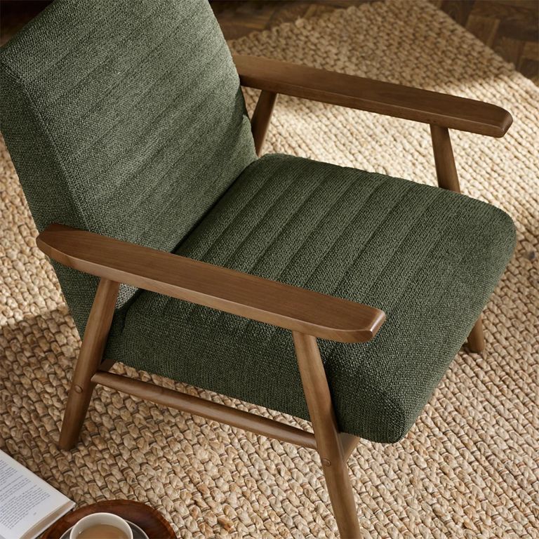 Ivy Armchair - Olive Fabric