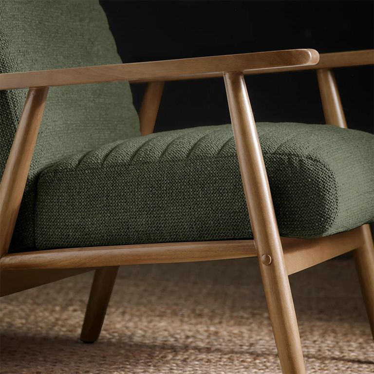 Ivy Armchair - Olive Fabric