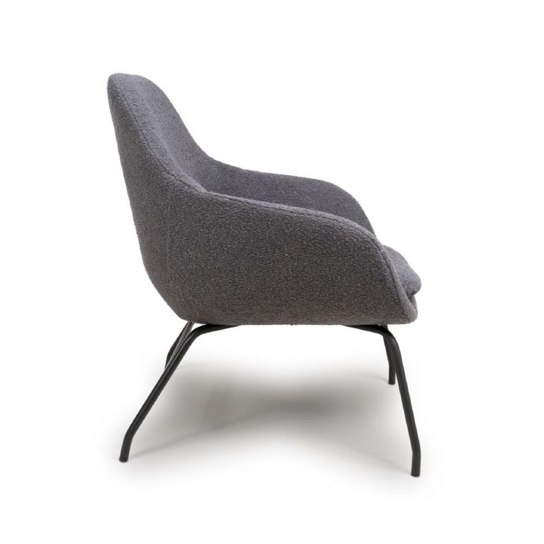 Moby Accent Chair - Grey Fabric