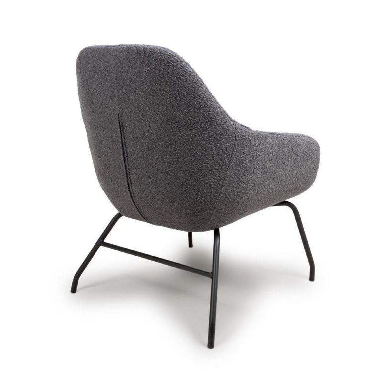 Moby Accent Chair - Grey Fabric