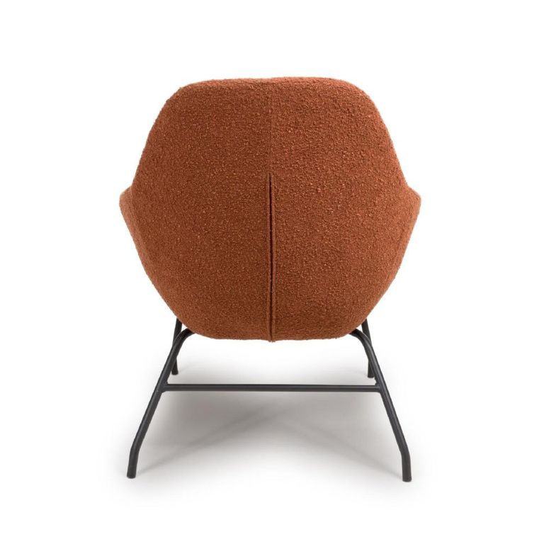 Moby Accent Chair - Orange Fabric