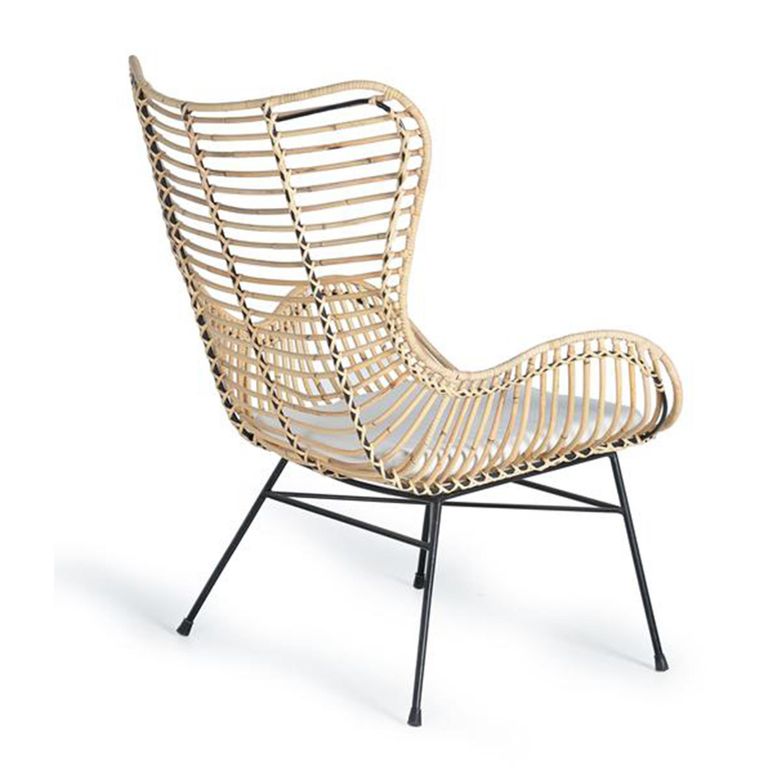 Edinboro Armchair - Natural Rattan - Set of 2