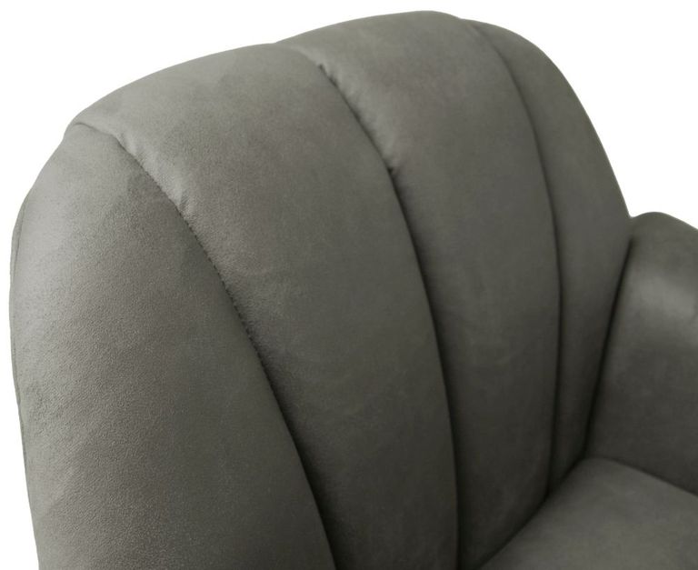 Amalfi Grey Fabric Accent Chair