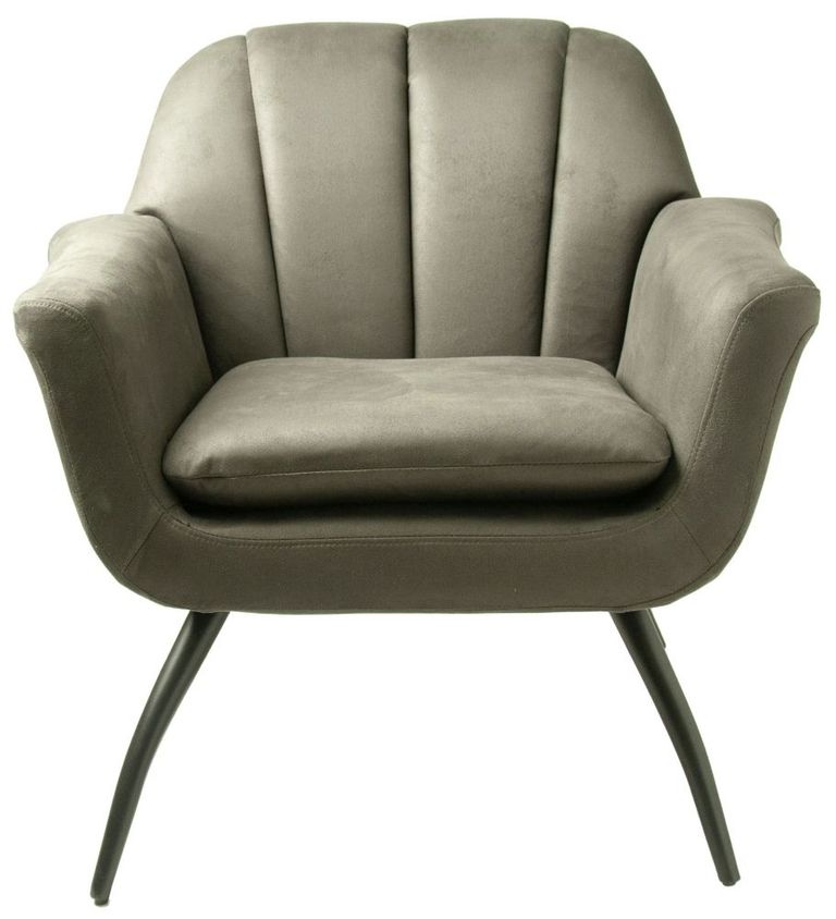 Amalfi Grey Fabric Accent Chair