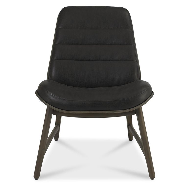 Vintage Weathered Oak Old West Dining Chair