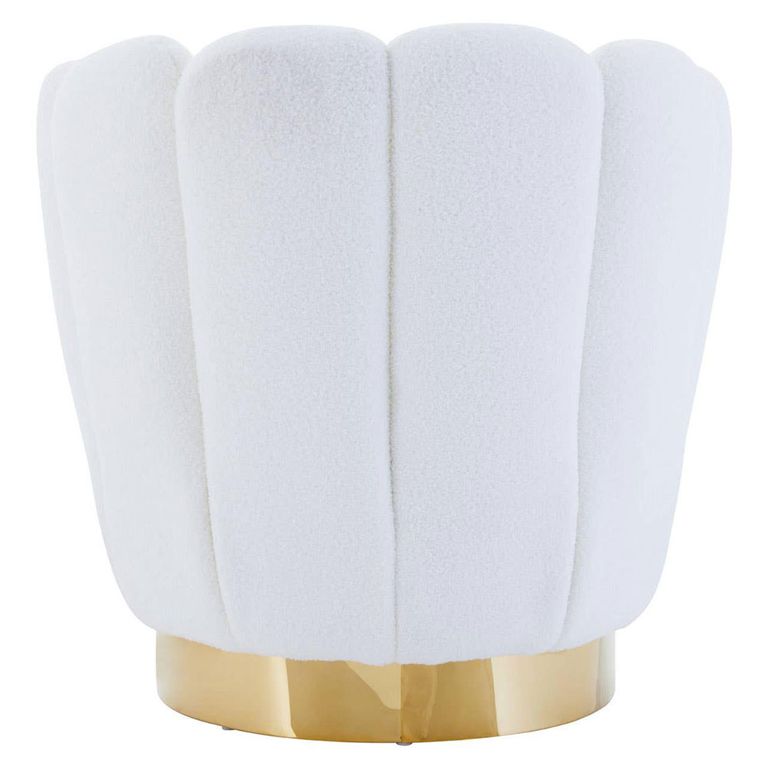 Biarritz Accent Chair - Off White Fabric