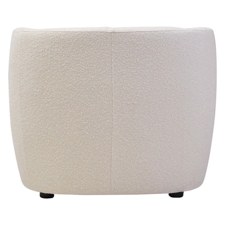 Bruge Chair - Curved - Cream Fabric