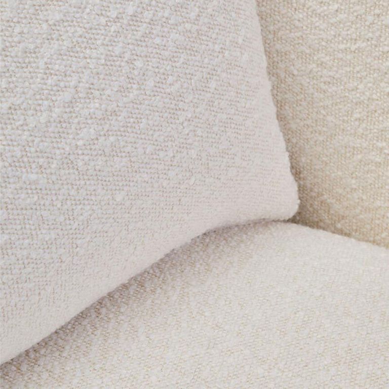 Bruge Chair - Curved - Cream Fabric