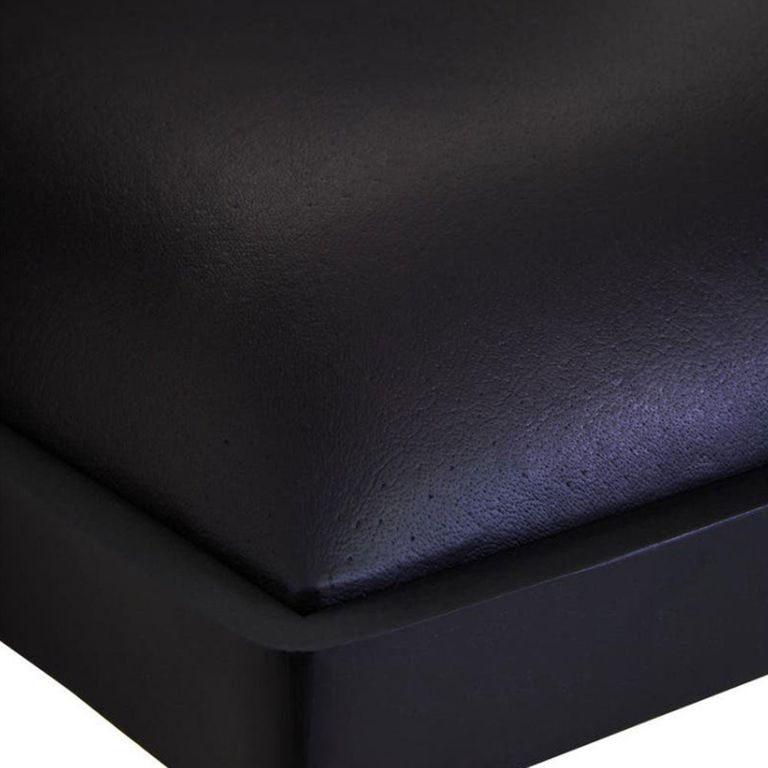 Buffalo Armchair - Black - Leather with Wood