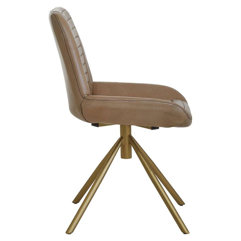 Buffalo Accent Chair - Swivel - Grey - Leather