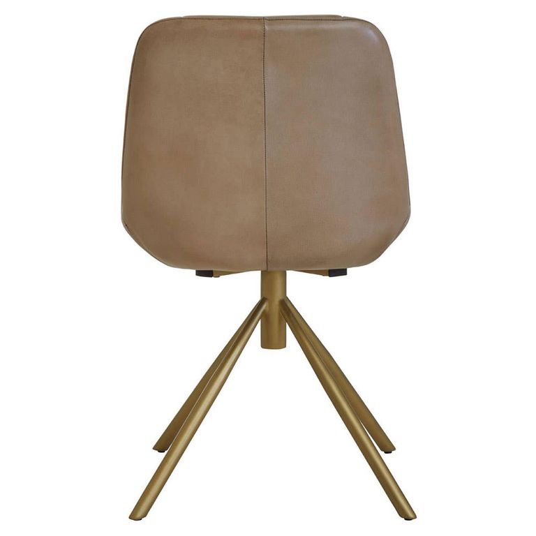 Buffalo Accent Chair - Swivel - Grey - Leather