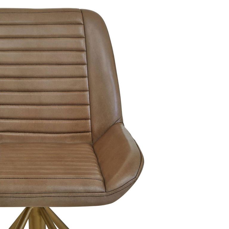 Buffalo Accent Chair - Swivel - Grey - Leather