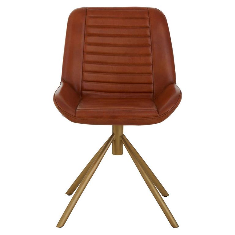 Buffalo Swivel Chair - Tan - Leather