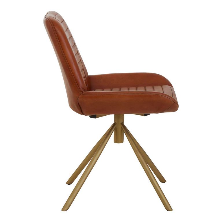 Buffalo Swivel Chair - Tan - Leather