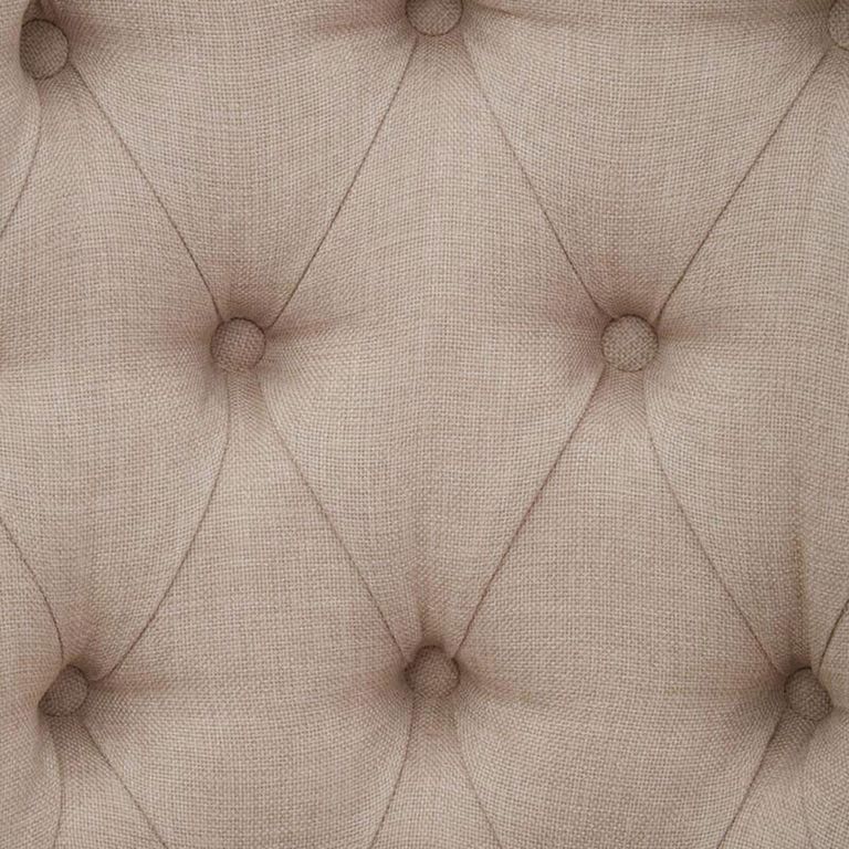 Cabra Armchair - Cream Fabric with Mahogany Wood