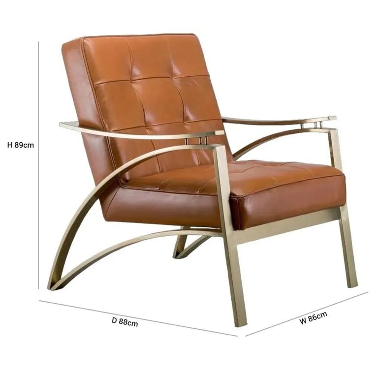 Camilla Occasional Chair - Leather - Variation Available