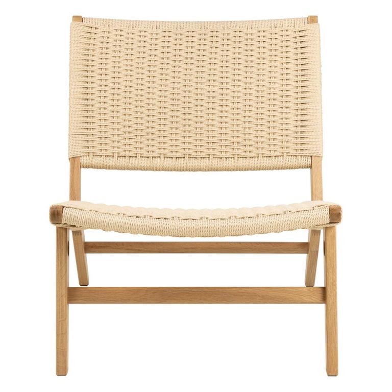 Carson Lounge Chair - Oak