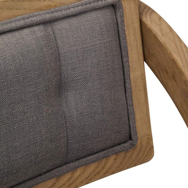 Cebu Folding Chair - Grey Wash - Padded - Elm Wood