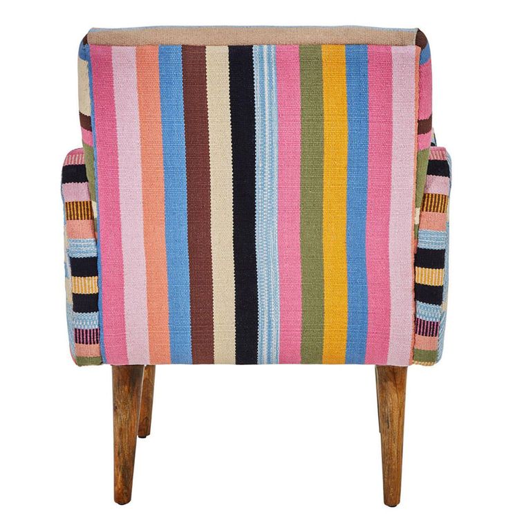 Cefena Armchair - Multicoloured Fabric