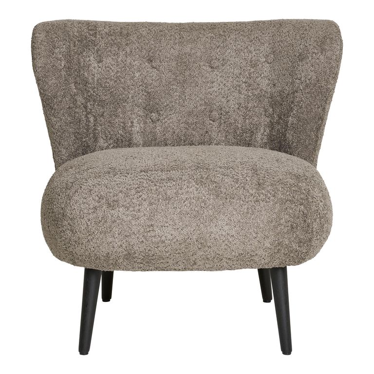 Covelo Lounge Chair - Brown - Fabric