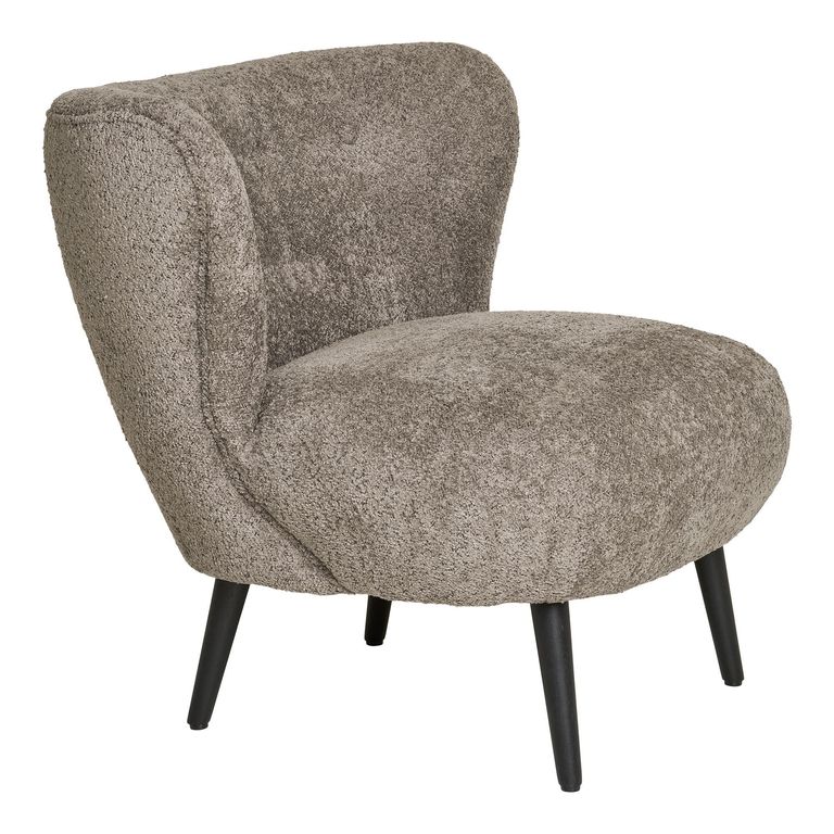 Covelo Lounge Chair - Brown - Fabric