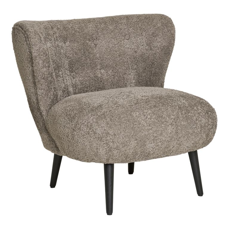 Covelo Lounge Chair - Brown - Fabric