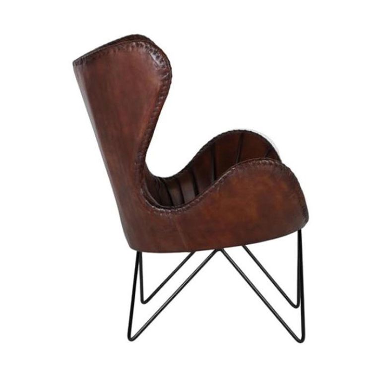 Durango Chair - Brown Leather Butterfly