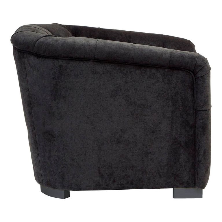 Fenton Armchair - Black Fabric