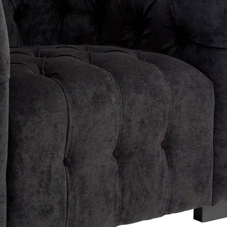 Fenton Armchair - Black Fabric