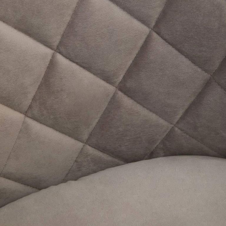 Fifi Armchair - Grey Velvet Fabric