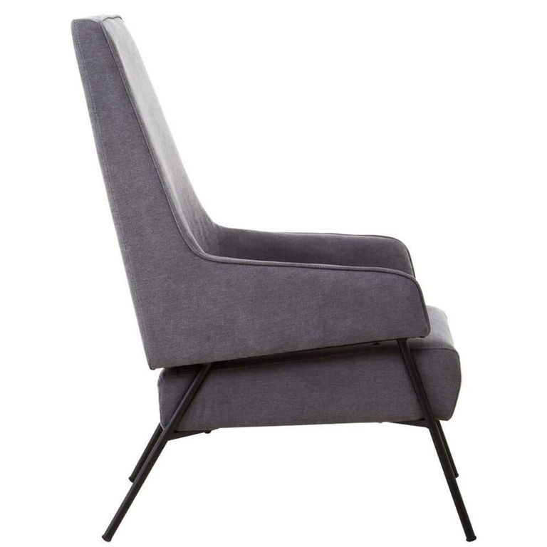 Henia Armchair - Ash Velvet Fabric
