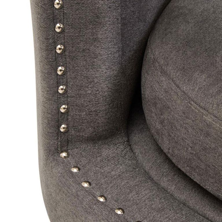 Hestia Armchair - Swivel - Ash Velvet Fabric