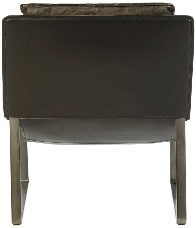 Hoxton Lounge Chair - Dark Brown Leather