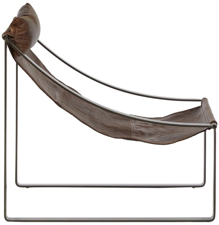 Hoxton Chair - Distressed Brown Leather