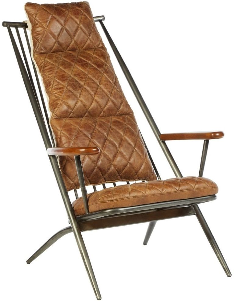 Hoxton Chair - Light Brown Leather