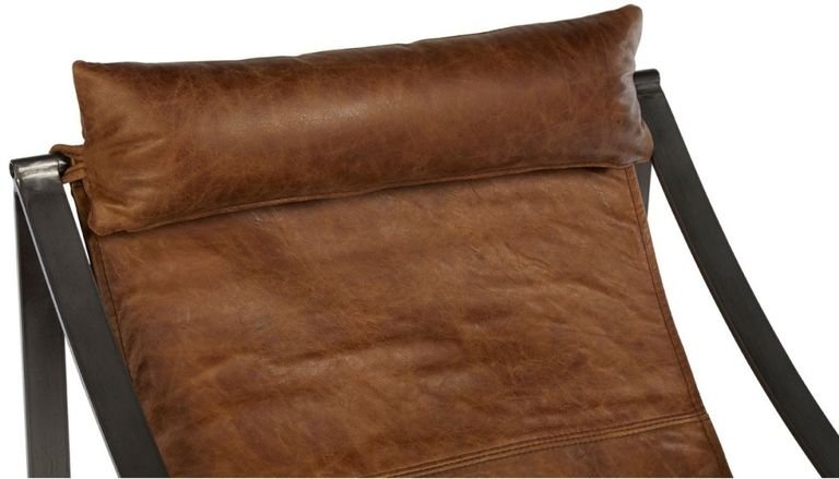 Hoxton Lounge Chair - Light Brown Leather