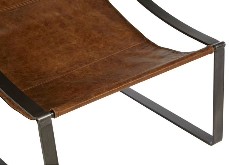 Hoxton Lounge Chair - Light Brown Leather