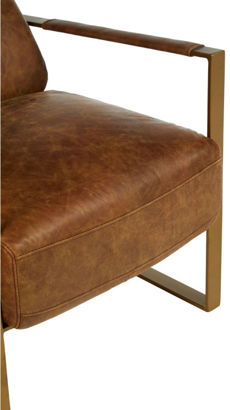 Hoxton Lounge Chair - Light Brown