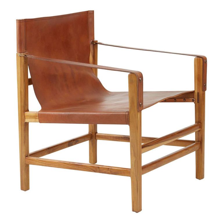Kendari Armchair - Brown Leather