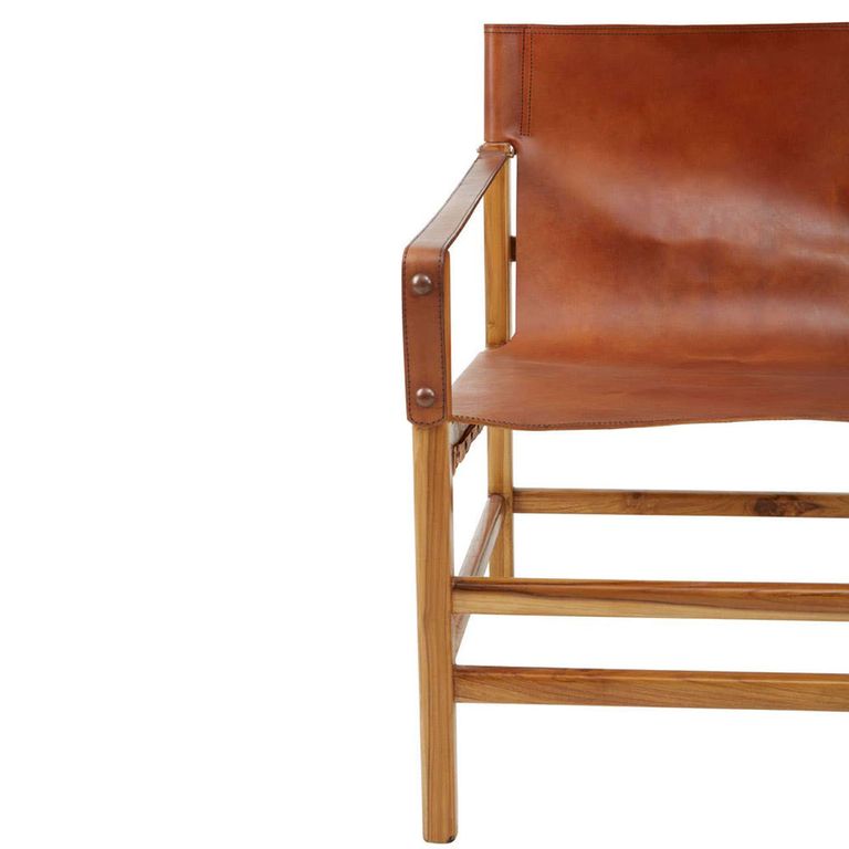 Kendari Armchair - Brown Leather