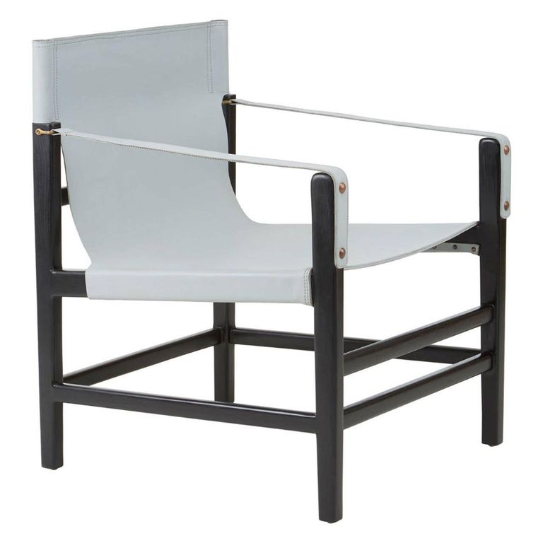 Kendari Armchair - Grey Leather