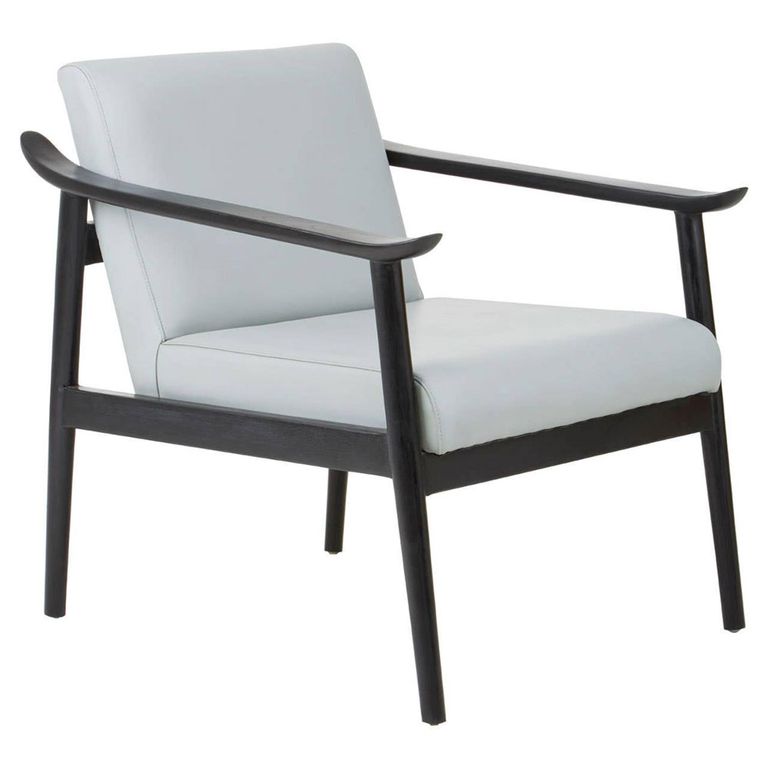 Kendari Lounge Chair - Grey Leather