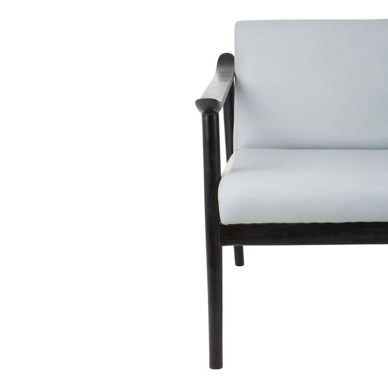 Kendari Lounge Chair - Grey Leather